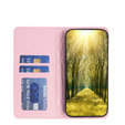 Etui z klapką do Oppo A38 4G, Wallet, BINFEN COLOR, różowe