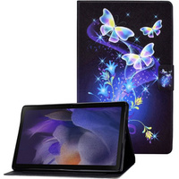 Etui do Samsung Galaxy Tab A8 10.5 SM-X200 SM-X205, Kwiaty i motyle