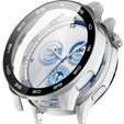 2w1 Etui + Szkło Hartowane do Huawei Watch GT 5 46mm, Srebrne
