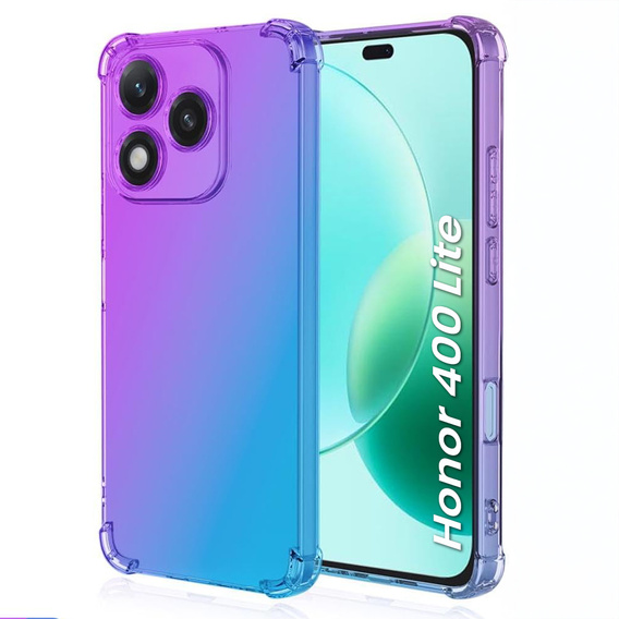 Etui Gradient Dropproof do Honor 400 Lite, Fioletowe / niebieskie