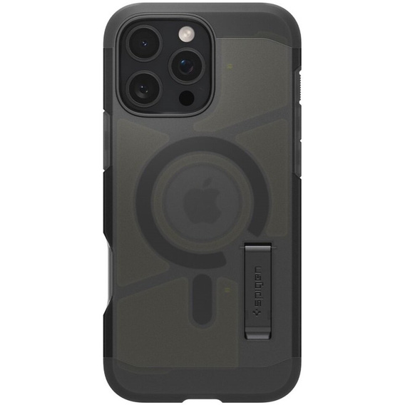 Etui Spigen do iPhone 16 Pro Max, Tough Armor Mag MagSafe, przydymione czarne
