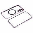 Etui Magnetic Dual Glass MagSafe do iPhone 16, różowe rose gold