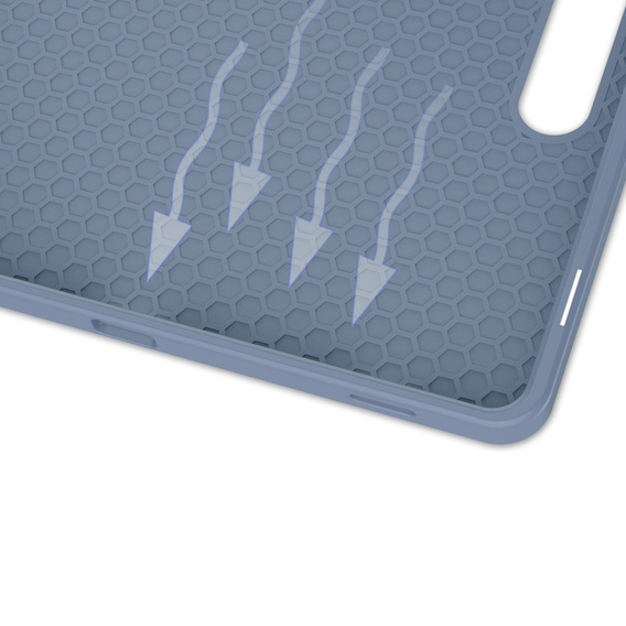 Etui do Samsung Galaxy Tab S10 Lite / S10 FE / S9 FE, Smartcase z miejscem na rysik, fioletowe