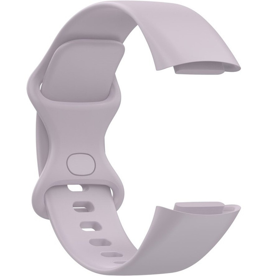 Pasek silikonowy do Fitbit Charge 5, Jasny Fiolet