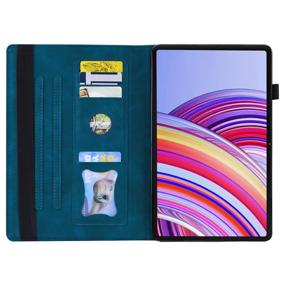 Etui do Xiaomi Redmi Pad Pro, Classic, z miejscem na rysik, niebieskie