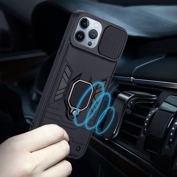 Etui Ring Lens do iPhone 13 Pro, Black