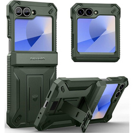 Etui pancerne do Samsung Galaxy Z Flip7 FE / Z Flip6, Dexnor, zielone