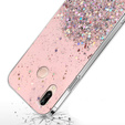 Etui do Huawei P20 Lite, Glittery, różowe