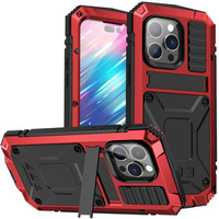 Etui do iPhone 14 Pro Max, R-JUST, pancerne, czerwone