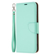 Etui Litchi Wallet with Strap do Samsung Galaxy A53 5G, Green