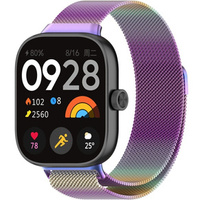 Pasek Bransoleta Milanese do Xiaomi Redmi Watch 4 / Xiaomi Smart Band 8 Pro / Xiaomi Smart Band 9 Pro, Wielokolorowa