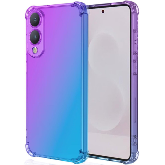 Etui do Samsung Galaxy S25 Edge, Gradient Dropproof, fioletowe / niebieskie