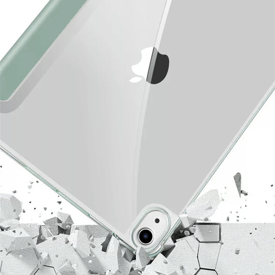 Etui do iPad 11" 2025 A16 (11 gen.) / iPad 10.9" 2022 (10 gen.), Smartcase Hybrid, z miejscem na rysik, zielone