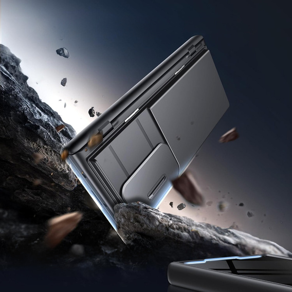 Etui do Samsung Galaxy Z Fold7, Tongate Wallet, czarne