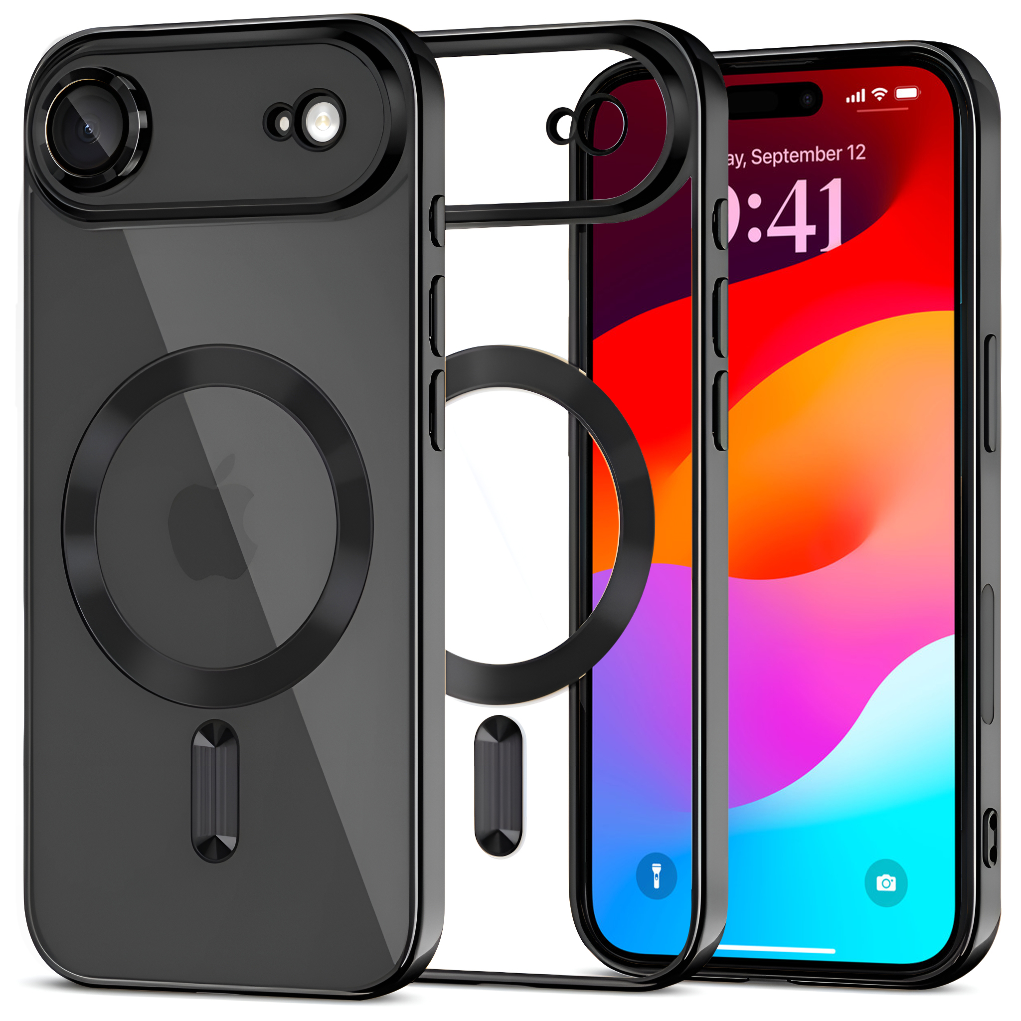Etui do iPhone Air, Electro MagSafe, czarne