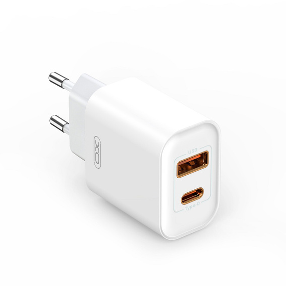 XO CE12 Szybka Ładowarka sieciowa USB-C 20W + kabel USB-C - USB-C