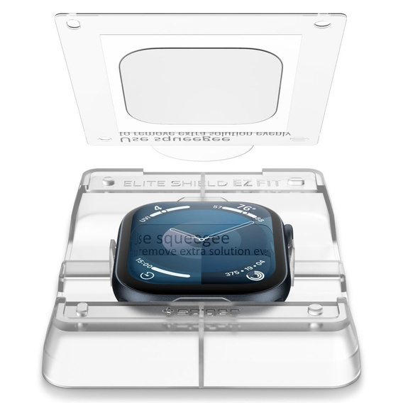 2x Szkło Hybrydowe Spigen Elite Shield "EZ FIT" do Apple Watch 10/11 46MM