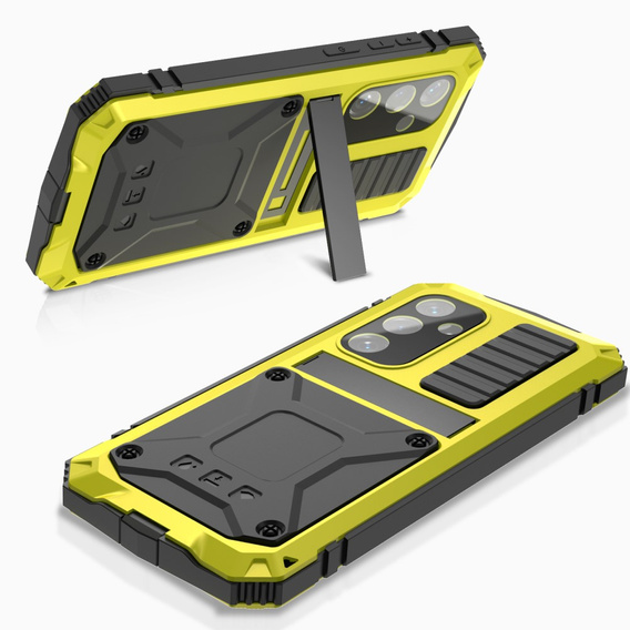 Etui pancerne do Samsung Galaxy S25+ Plus, R-JUST, żółte