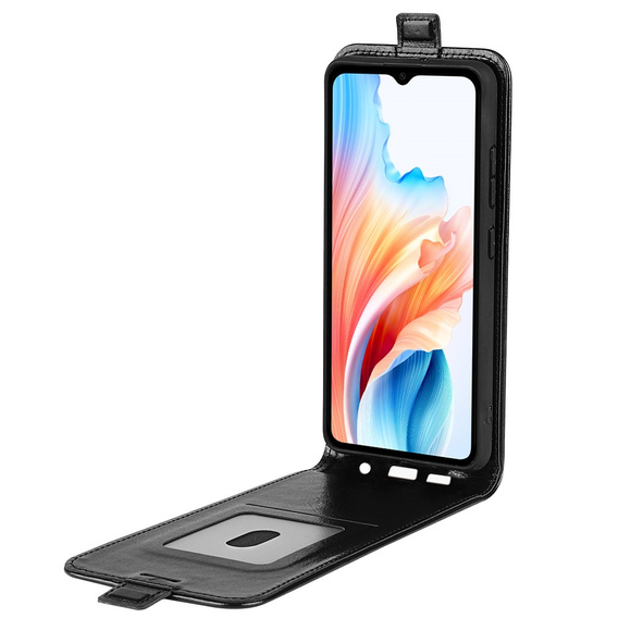 Etui z klapką do Oppo A38 4G / Oppo A18 4G, Flip, czarne
