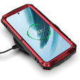 Etui pancerne do Samsung Galaxy S25+ Plus, R-JUST, czerwone