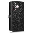 Etui z klapką do Oppo A5 Pro 5G, Wallet Rhombus, czarne