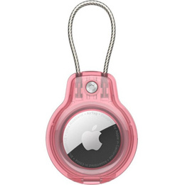 Etui Case do Apple AirTag, z haczykiem, Różowe