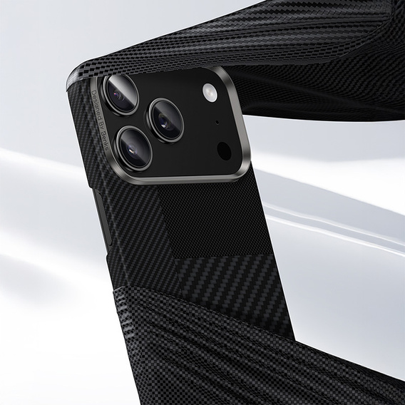 Etui Benks Montage Magnetic Armor Air Kevlar (600D/1500D) z metalową ramką MB70 do iPhone 17 Pro Max – czarny