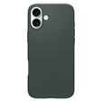 Etui Spigen Liquid Air do iPhone 16 – kolor Abyss Green + Szkło Hartowane 9H