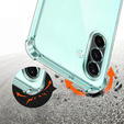 Etui do Samsung Galaxy A26, Erbord Dropproof, przezroczyste + Szkło