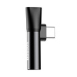 Adapter Audio Baseus USB‑C do Mini‑Jack 3,5 mm – czarny