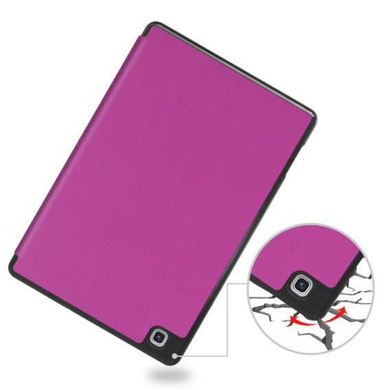 Etui do Samsung Galaxy Tab S6 Lite 10.4" 2020/2022/2024, z miejscem na rysik, fioletowe