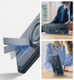 Etui Dexnor MagSafe do iPhone 16 Pro Max magnetyczne z przesuwaną osłoną aparatu – niebieskie