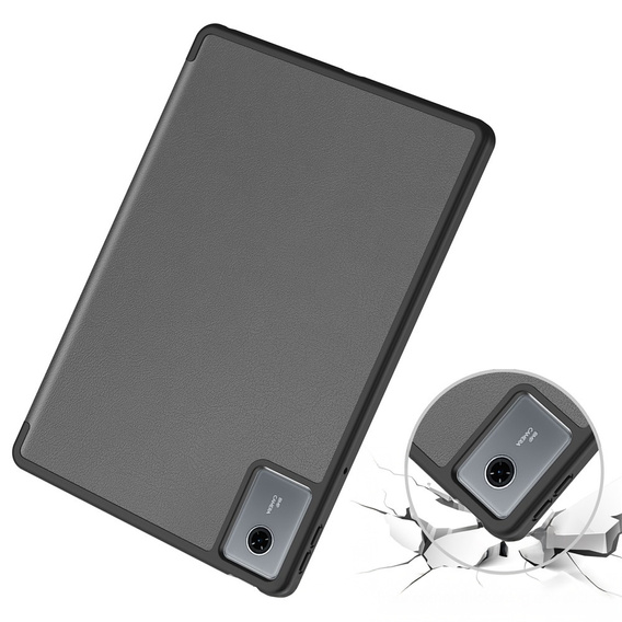 Etui do Lenovo Idea Tab 11" 2025 TB336FU TB336ZU, Smartcase z miejscem na rysik, szare