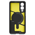 Etui Spigen do Samsung Galaxy S25 Edge, Tough Armor MagSafe, czarne + Szkło Hartowane 9H