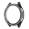 2w1 Etui + Szkło Hartowane do Samsung Galaxy Watch 7 40mm, Czarne