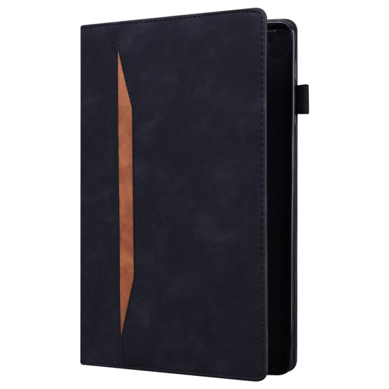Etui biznesowe z eko-skóry do Samsung Galaxy Tab S10 Lite / S10 FE / S9 FE / S9 / S8 / S7 – czarne