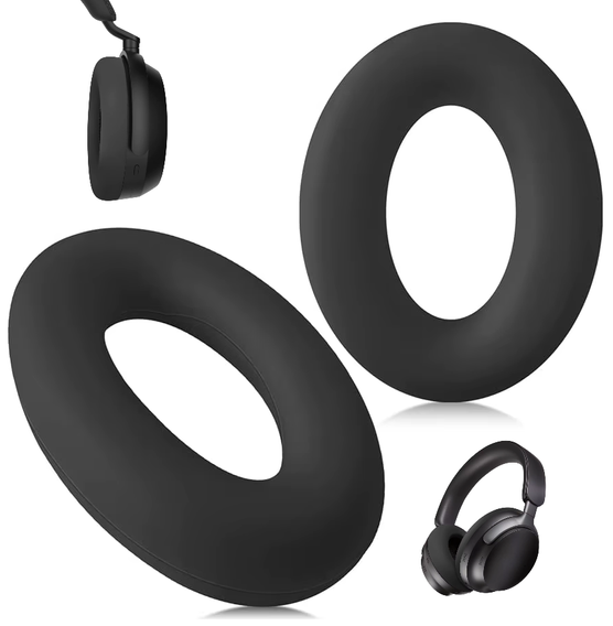 Poduszki/Nauszniki do słuchawek Bose QC45 / QC35 / QC25 / QC15 / AE2 - czarne