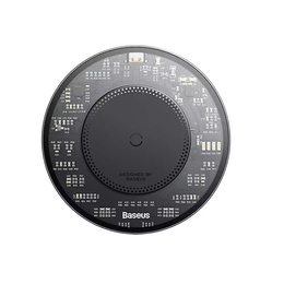Baseus ładowarka indukcyjna 15 W Simple 2 – Czarna