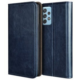 Skórzane Etui Wallet do Samsung Galaxy A72 5G / A72 LTE, Dark Blue
