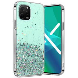 Etui do Huawei Nova Y61, Glittery, Zielone