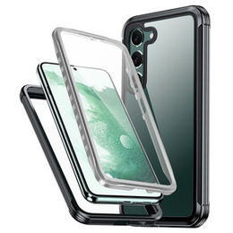 Etui do Samsung Galaxy S22, Shockproof, z folią, czarne