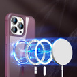 Etui Magnetyczne do Magsafe do iPhone 15 Pro Max, bordowe