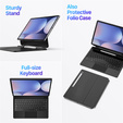 Etui z klawiaturą Bluetooth do Samsung Galaxy Tab S10 Ultra / S9 Ultra / S8 Ultra Dux Ducis – czarne
