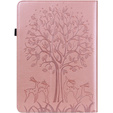 Etui do Amazon Kindle Paperwhite 5 (2021), Imprinted Tree, różowe rose gold