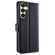 Etui z klapką do Samsung Galaxy A25 5G, Wallet Zipper Pocket, czarne