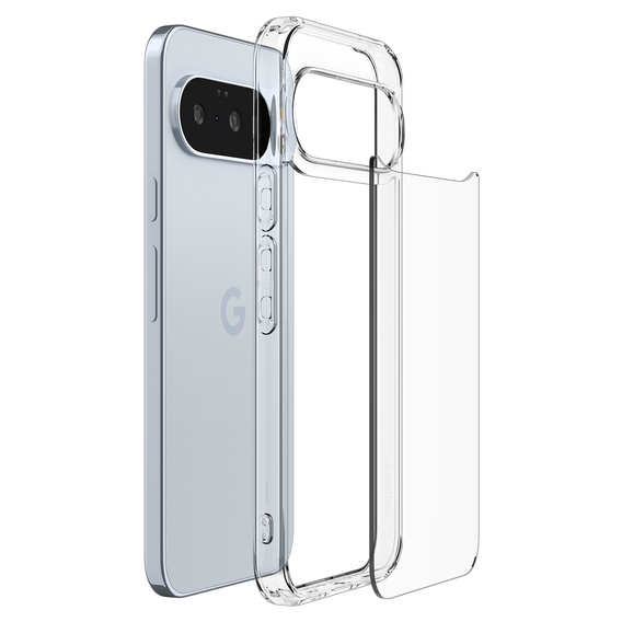 Etui Spigen do Google Pixel 10/10 Pro, Ultra Hybrid, Crystal Clear