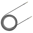 Kabel audio mini jack 3,5mm AUX Baseus Yiven 1m - czarno-srebrny