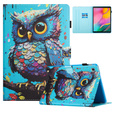 Etui do Samsung Galaxy Tab A7 Lite, z klapką, owl