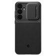 Etui Spigen do Samsung Galaxy A55 5G, Optik Armor, Czarne + Szkło