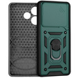 Etui pancerne do Oppo A5 Pro 5G, CamShield Slide, zielone